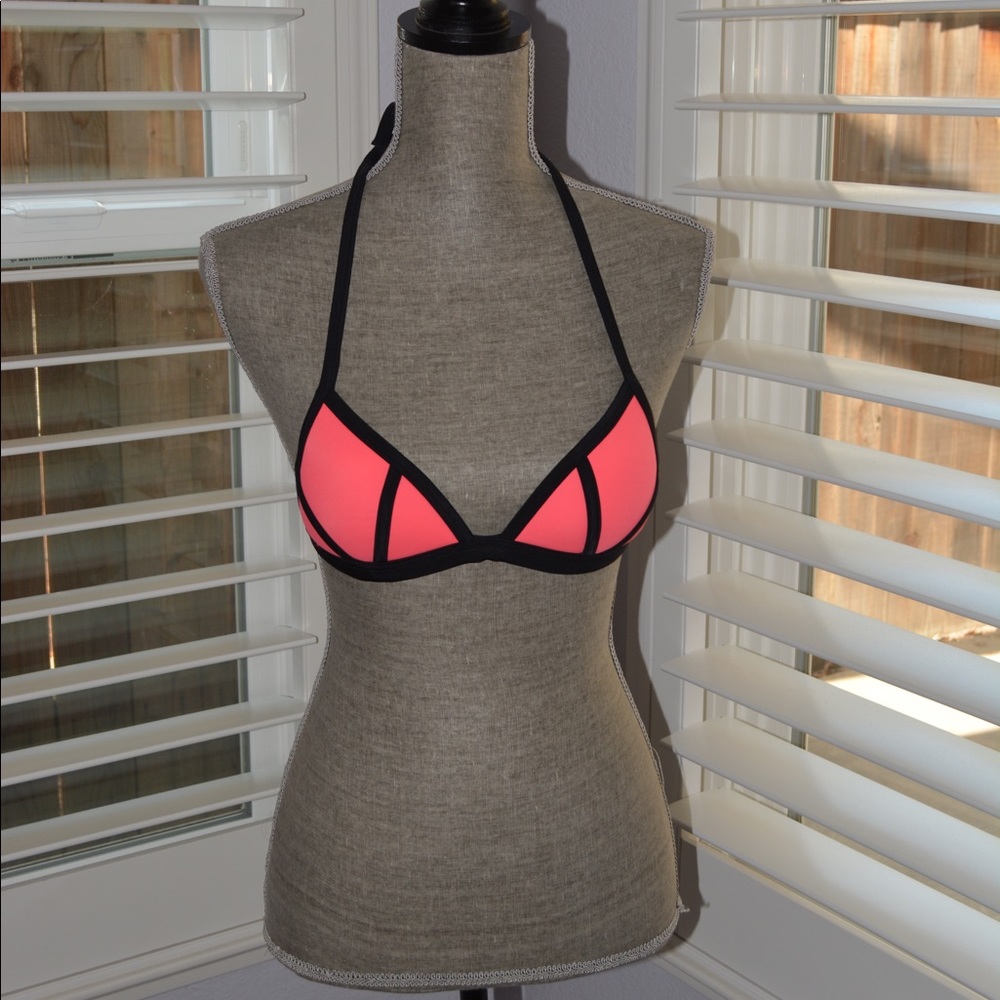 Bright Pink bikini top from PINK